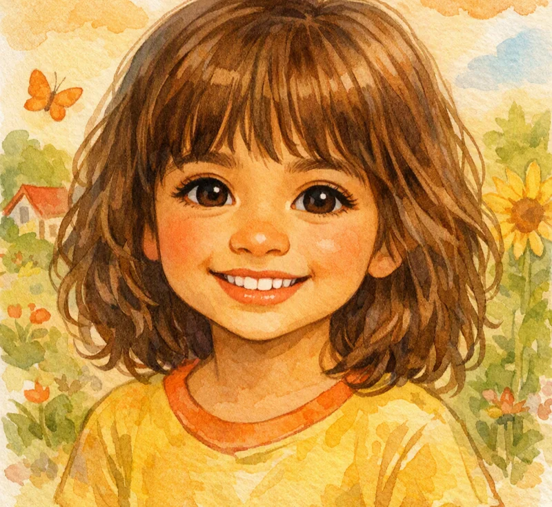 Nora como La Exploradora del Bosque