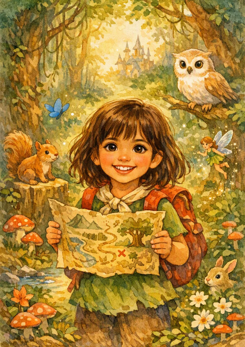 Nora y el Mapa del Bosque Encantado